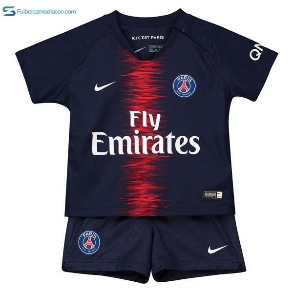 Camiseta Paris Saint Germain 1ª Niños 2018/19 Azul